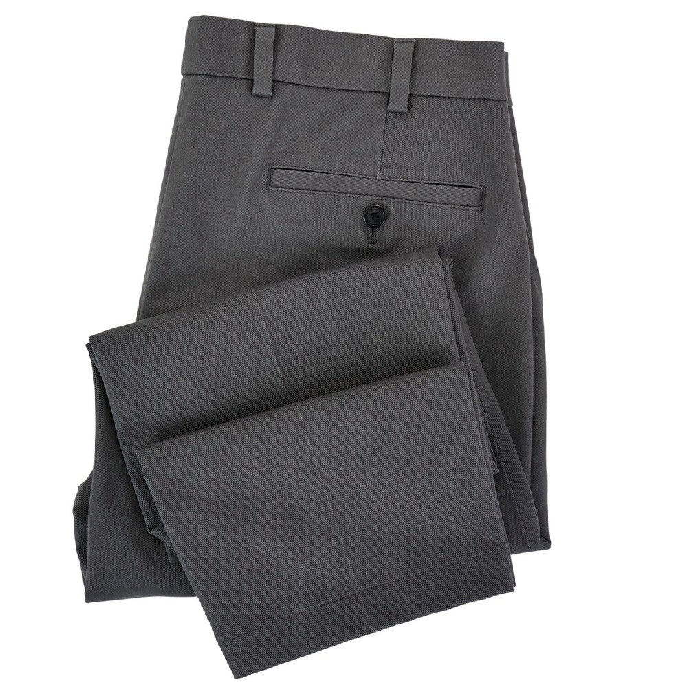 Brooks Brothers Advantage Chino Milano‎ Mens 34x29 Gray Cotton Lycra Pants